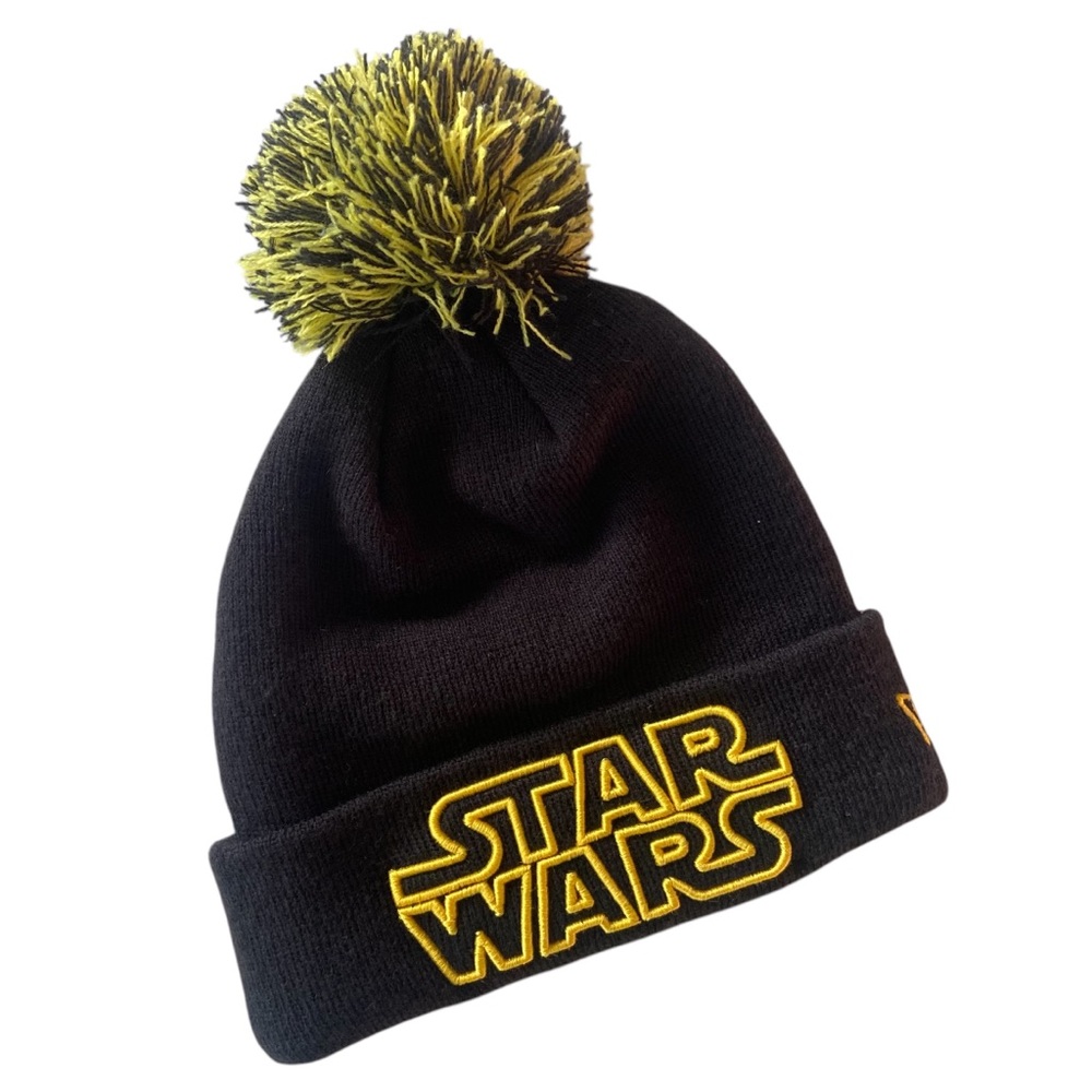 Star Wars Disney Parks New Era Black Beanie Embroidery Patch